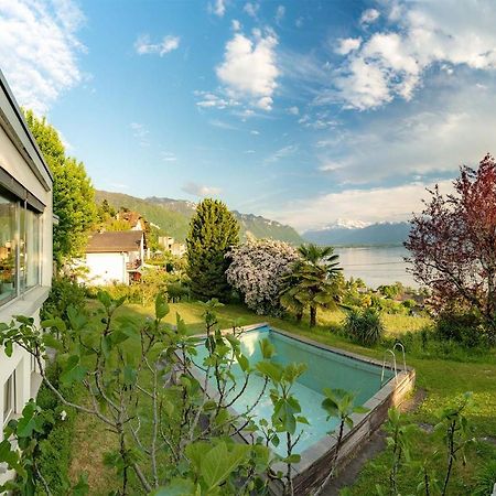 Ground Floor Rooms With Stunning Lake View & Garden Access Montreux Eksteriør bilde